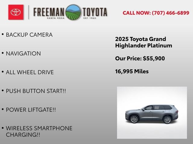 2025 Toyota Grand Highlander Platinum AWD