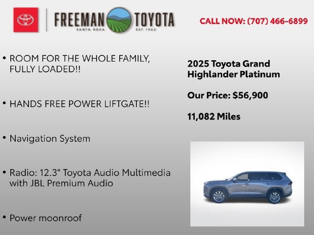 2025 Toyota Grand Highlander XLE AWD