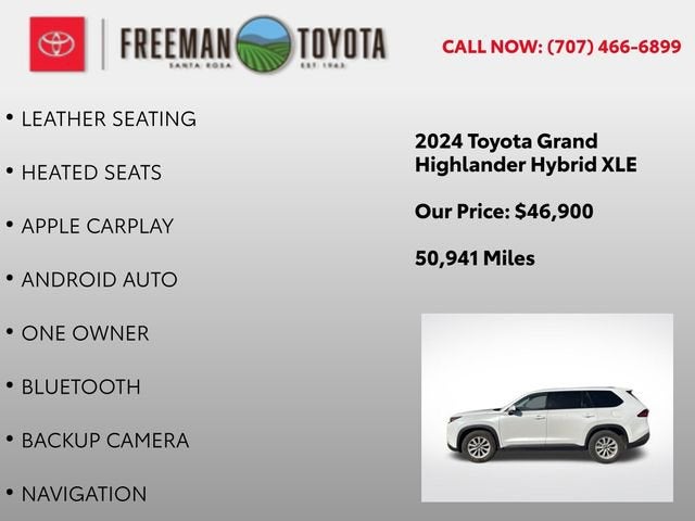 2024 Toyota Grand Highlander Hybrid XLE AWD