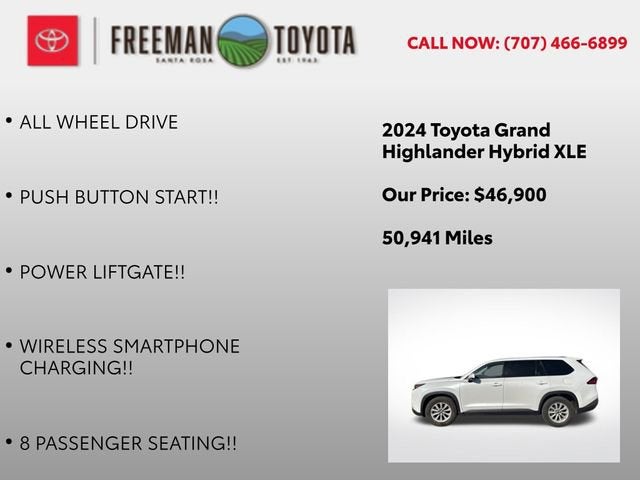 2024 Toyota Grand Highlander Hybrid XLE AWD