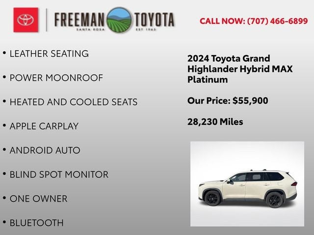2024 Toyota Grand Highlander Hybrid MAX Platinum AWD