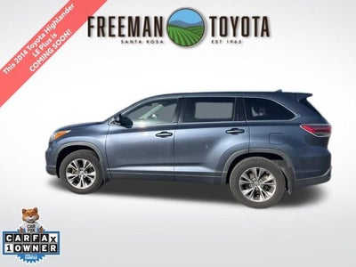 2014 Toyota Highlander AWD 4dr V6 LE Plus