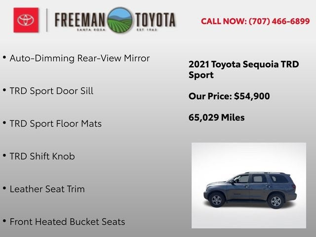 2021 Toyota Sequoia TRD Sport 4WD