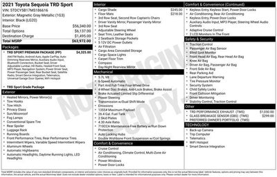 2021 Toyota Sequoia TRD Sport 4WD