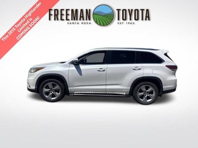 2015 Toyota Highlander AWD 4dr V6 Limited
