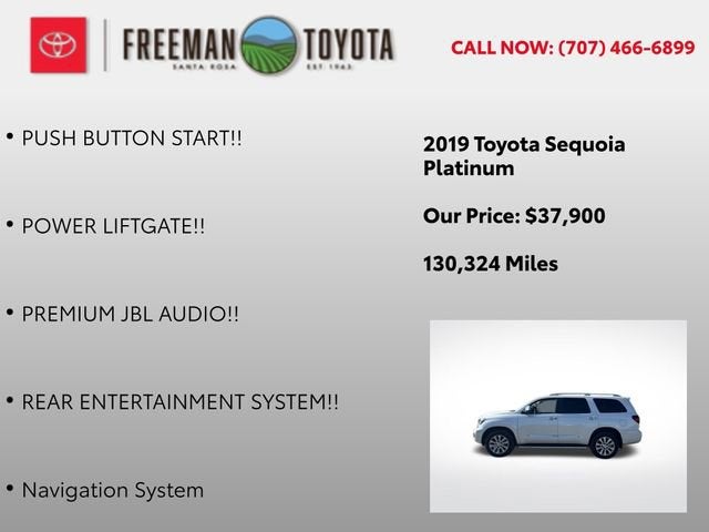 2019 Toyota Sequoia Platinum 4WD