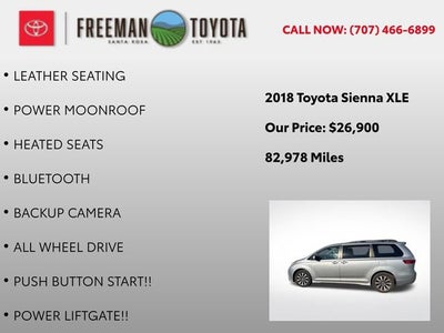 2018 Toyota Sienna XLE AWD 7-Passenger
