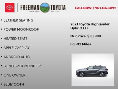 2021 Toyota Highlander Hybrid XLE FWD