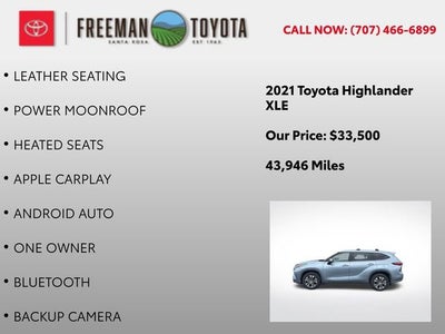 2021 Toyota Highlander XLE AWD