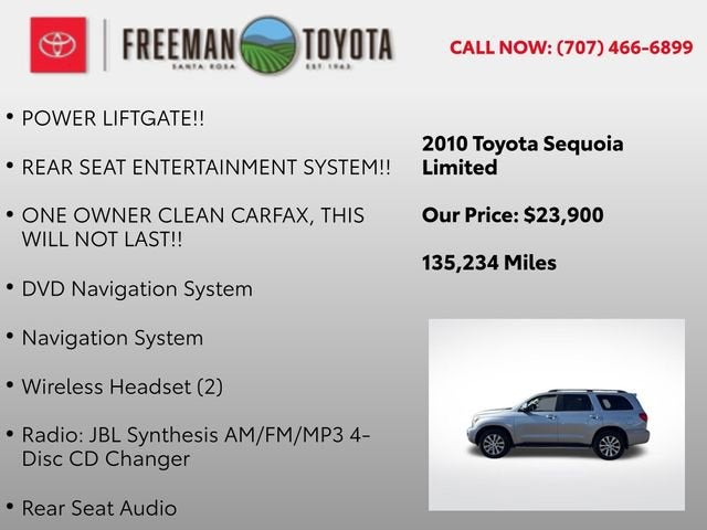 2010 Toyota Sequoia Base