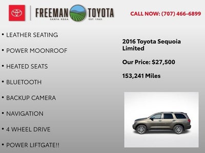 2016 Toyota Sequoia 4WD 5.7L Limited