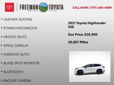 2021 Toyota Highlander XSE AWD