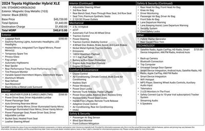 2024 Toyota Highlander Base