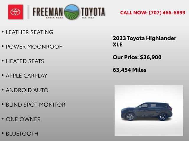 2023 Toyota Highlander XLE AWD