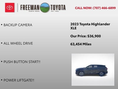 2023 Toyota Highlander XLE AWD