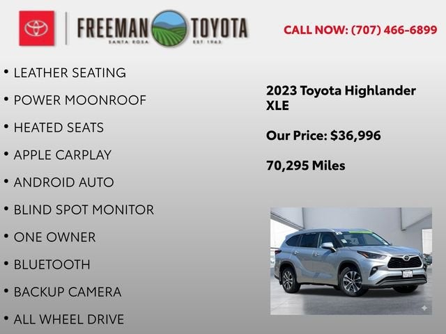 2023 Toyota Highlander L AWD