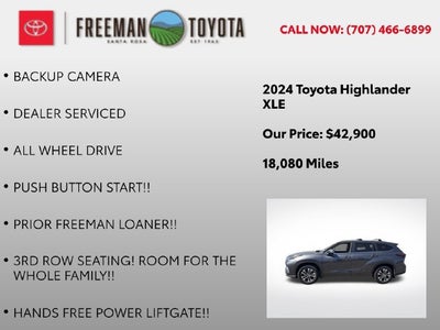 2024 Toyota Highlander LE AWD