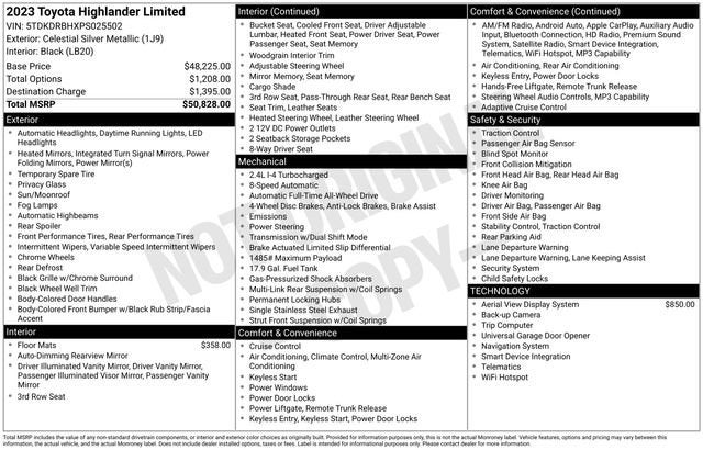 2023 Toyota Highlander L AWD