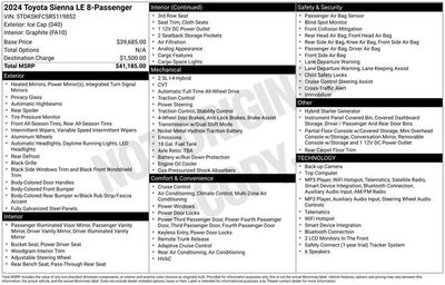 2024 Toyota Sienna LE AWD 8-Passenger