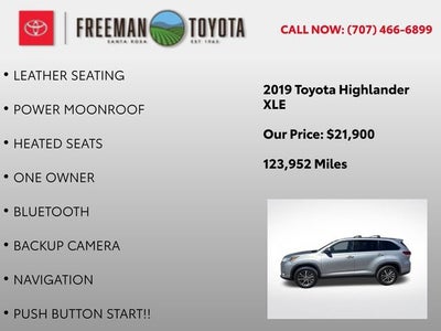 2019 Toyota Highlander XLE V6 FWD