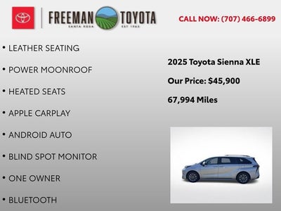 2025 Toyota Sienna XLE FWD 8-Passenger