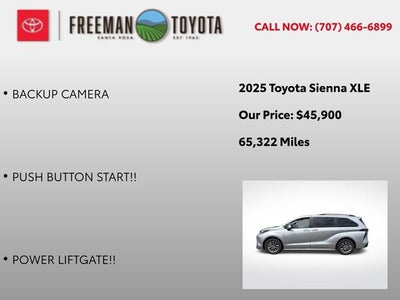 2025 Toyota Sienna XLE FWD 8-Passenger