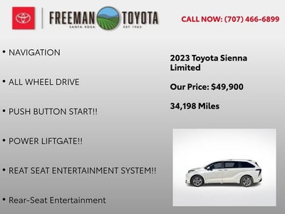 2023 Toyota Sienna Limited AWD 7-Passenger