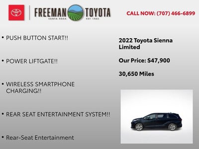 2022 Toyota Sienna Limited AWD 7-Passenger