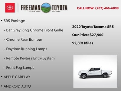 2020 Toyota Tacoma SR5 Double Cab 5' Bed I4 AT