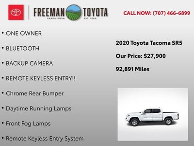 2020 Toyota Tacoma SR5 Double Cab 5' Bed I4 AT