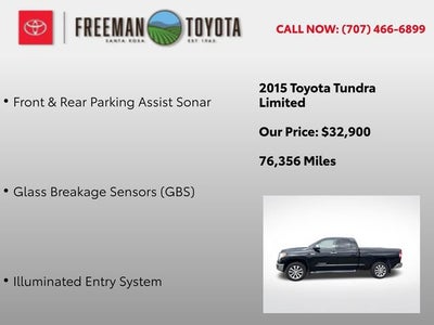 2015 Toyota Tundra Double Cab 5.7L V8 6-Spd AT LTD