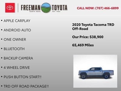 2020 Toyota Tacoma TRD Off Road Double Cab 5' Bed V6 AT
