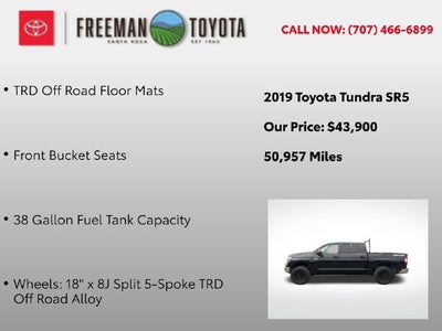 2019 Toyota Tundra SR5 CrewMax 5.5' Bed 5.7L