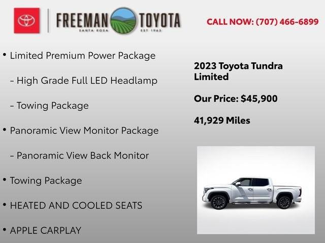 2023 Toyota Tundra Limited CrewMax 5.5' Bed