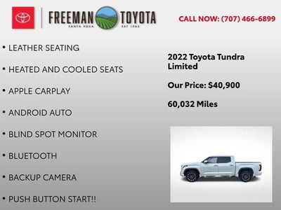 2022 Toyota Tundra Limited CrewMax 5.5' Bed