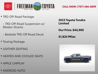 2023 Toyota Tundra Limited Double Cab 6.5' Bed