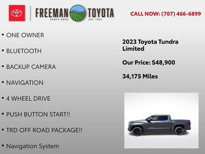 2023 Toyota Tundra Limited CrewMax 5.5' Bed