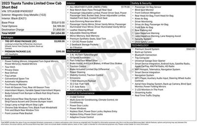 2023 Toyota Tundra Limited CrewMax 5.5' Bed