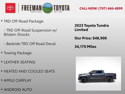 2023 Toyota Tundra Limited CrewMax 5.5' Bed