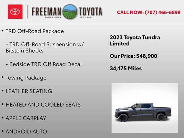 2023 Toyota Tundra Limited CrewMax 5.5' Bed