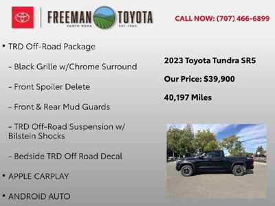 2023 Toyota Tundra SR5 Double Cab 6.5' Bed