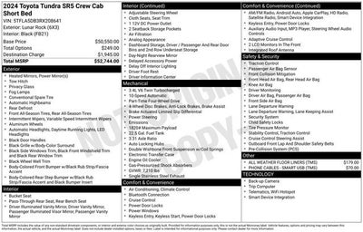 2024 Toyota Tundra SR5 CrewMax 5.5' Bed