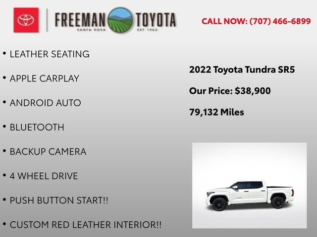 2022 Toyota Tundra SR5 CrewMax 5.5' Bed