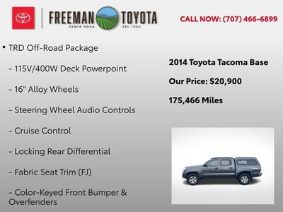 2014 Toyota Tacoma 4WD Double Cab V6 AT