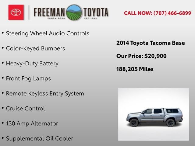 2014 Toyota Tacoma 4WD Double Cab V6 MT