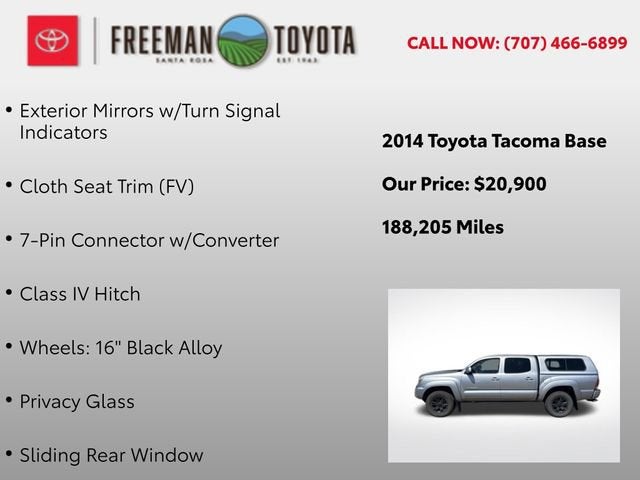 2014 Toyota Tacoma 4WD Double Cab V6 MT