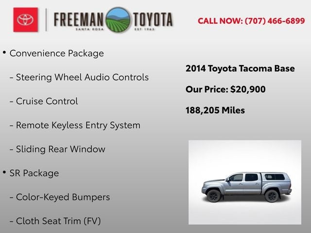 2014 Toyota Tacoma 4WD Double Cab V6 MT