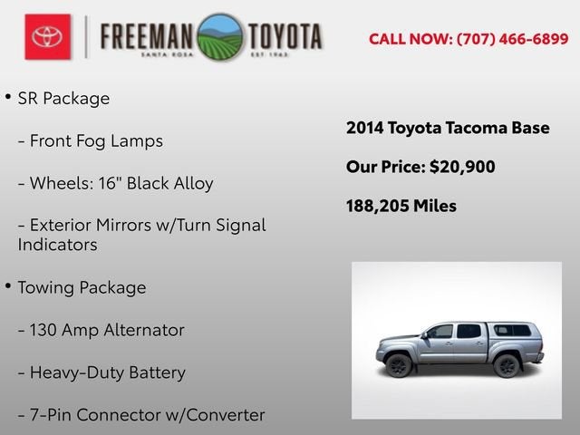 2014 Toyota Tacoma 4WD Double Cab V6 MT
