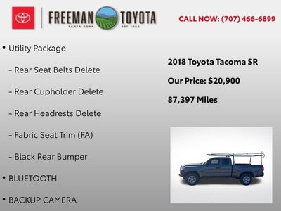 2018 Toyota Tacoma SR Access Cab 6' Bed I4 4x2 AT