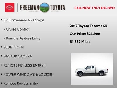 2017 Toyota Tacoma SR Access Cab 6' Bed I4 4x2 AT